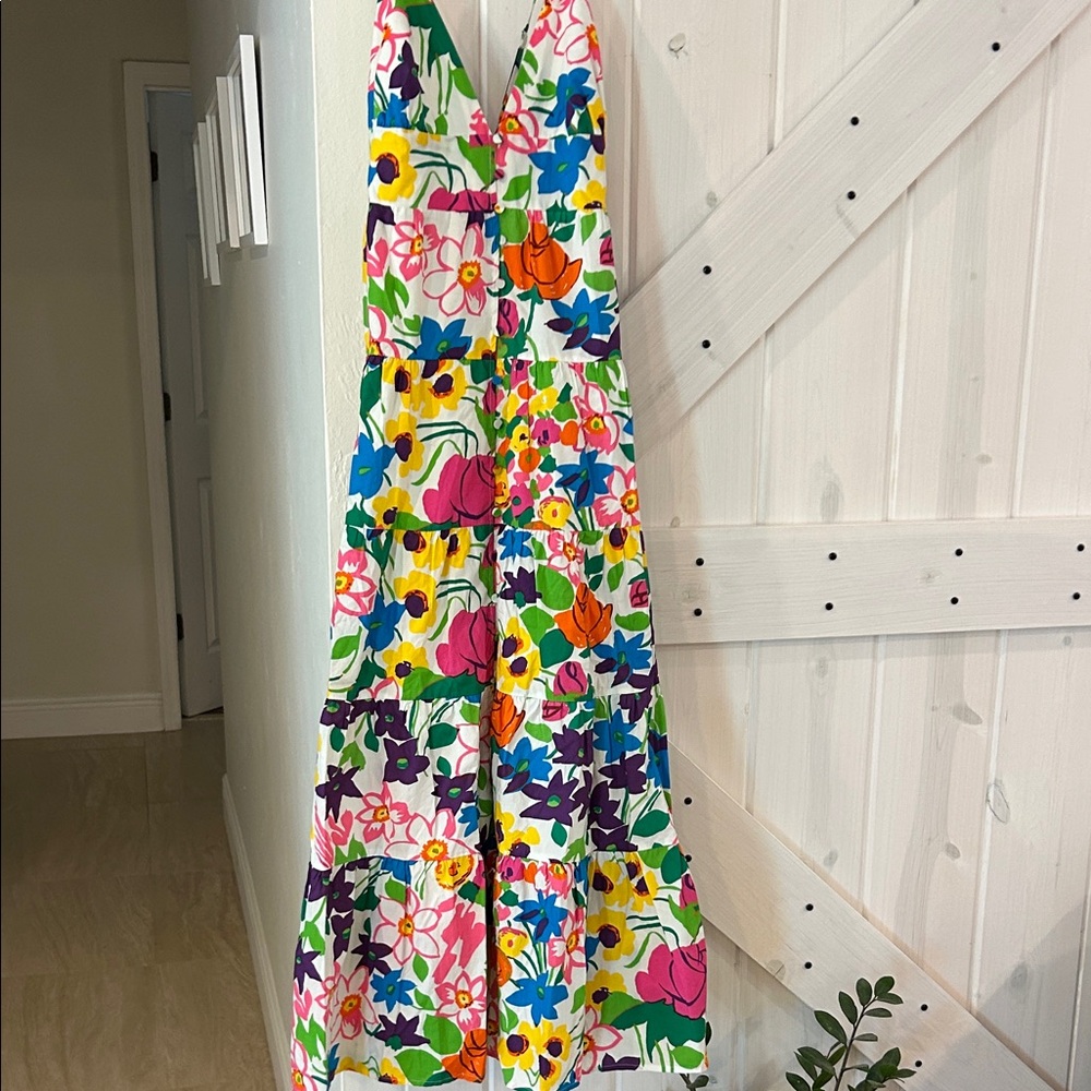 J Crew Floral Maxi  Dress
